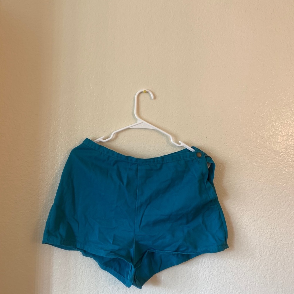 AA high waist button short shorts